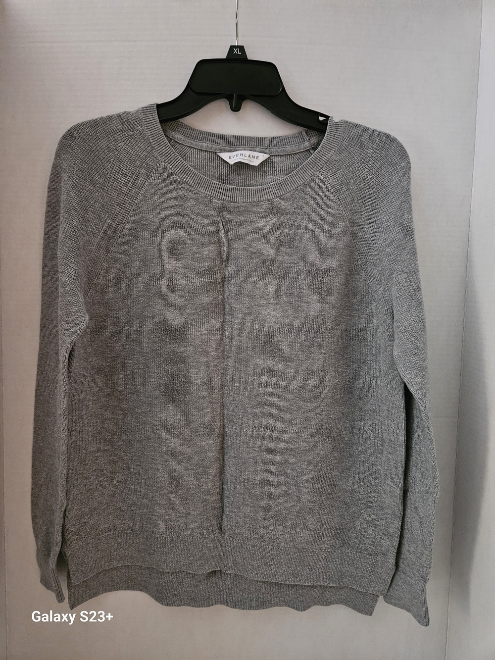 Everlane Light Grey Crewneck Sweater